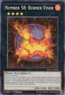 Number 58: Burner Visor - Duelist Alliance (Common) [DUEA-094]