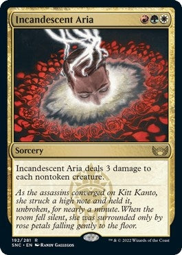 Image for Incandescent Aria (Streets of New Capenna) (192) - Magic: The Gathering