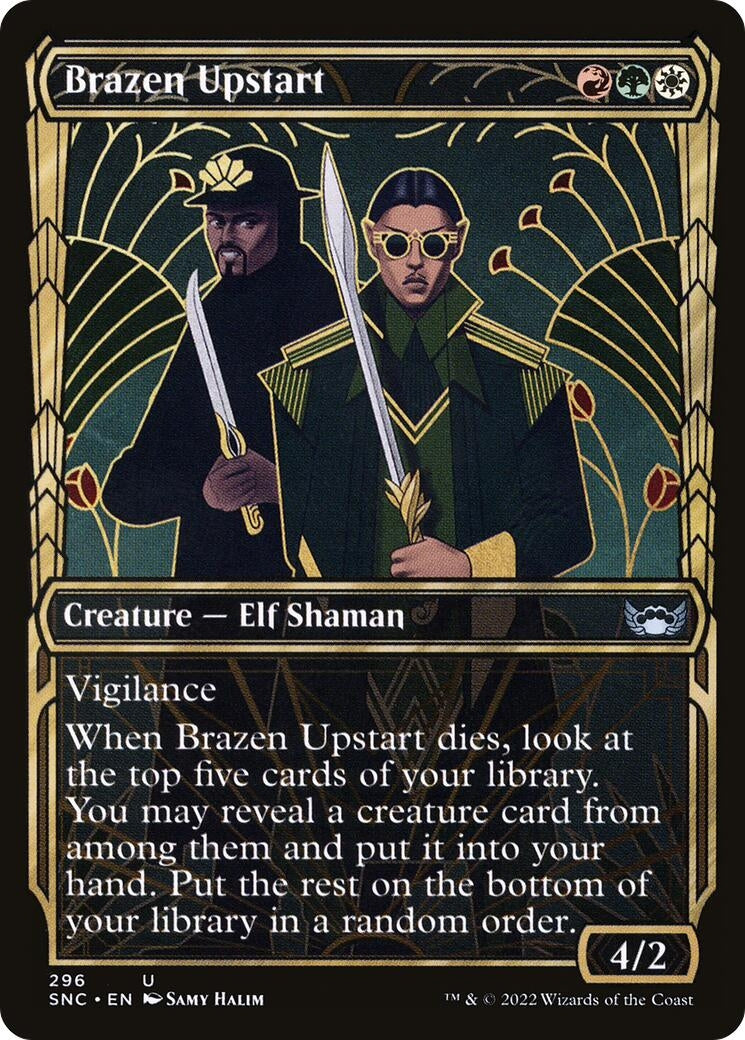 Image for Brazen Upstart (Showcase) (Streets of New Capenna) (296) - Magic: The Gathering
