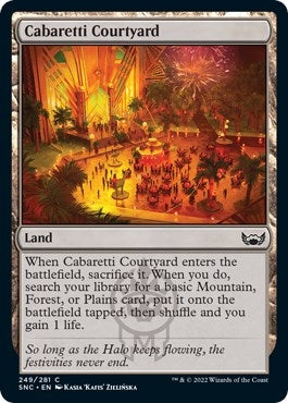 Image for Cabaretti Courtyard (Streets of New Capenna) (249) - Magic: The Gathering