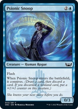 Image for Psionic Snoop (Streets of New Capenna) (53) - Magic: The Gathering