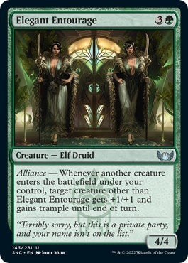 Image for Elegant Entourage (Streets of New Capenna) (143) - Magic: The Gathering