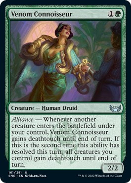 Image for Venom Connoisseur (Streets of New Capenna) (161) - Magic: The Gathering