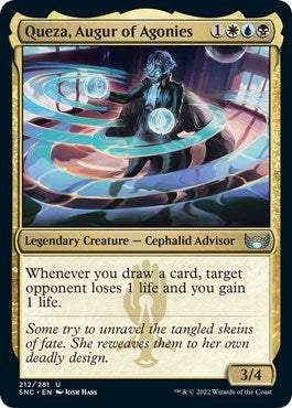 Image for Queza, Augur of Agonies (Streets of New Capenna) (212) - Magic: The Gathering