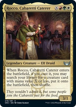 Image for Rocco, Cabaretti Caterer (Streets of New Capenna) (218) - Magic: The Gathering