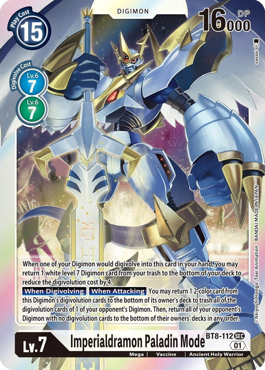 Image for Imperialdramon Paladin Mode (BT8-112 SEC) [New Awakening]