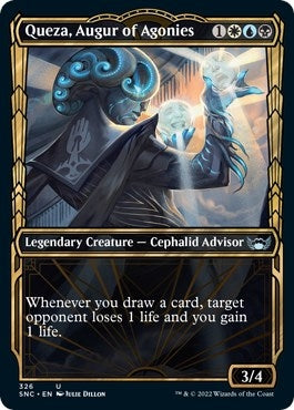Image for Queza, Augur of Agonies (Showcase) (Streets of New Capenna) (326) - Magic: The Gathering