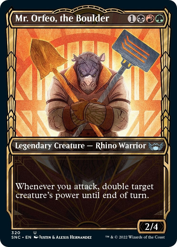Image for Mr. Orfeo, the Boulder (Showcase) (Streets of New Capenna) (320) - Magic: The Gathering