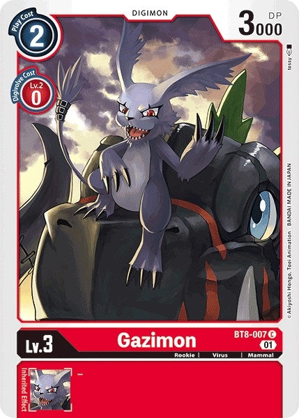 Image for Gazimon (BT8-007 C) [New Awakening] - Digimon Card Game