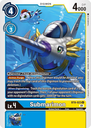 Image for Submarimon (BT8-023 U) [New Awakening] - Digimon Card Game