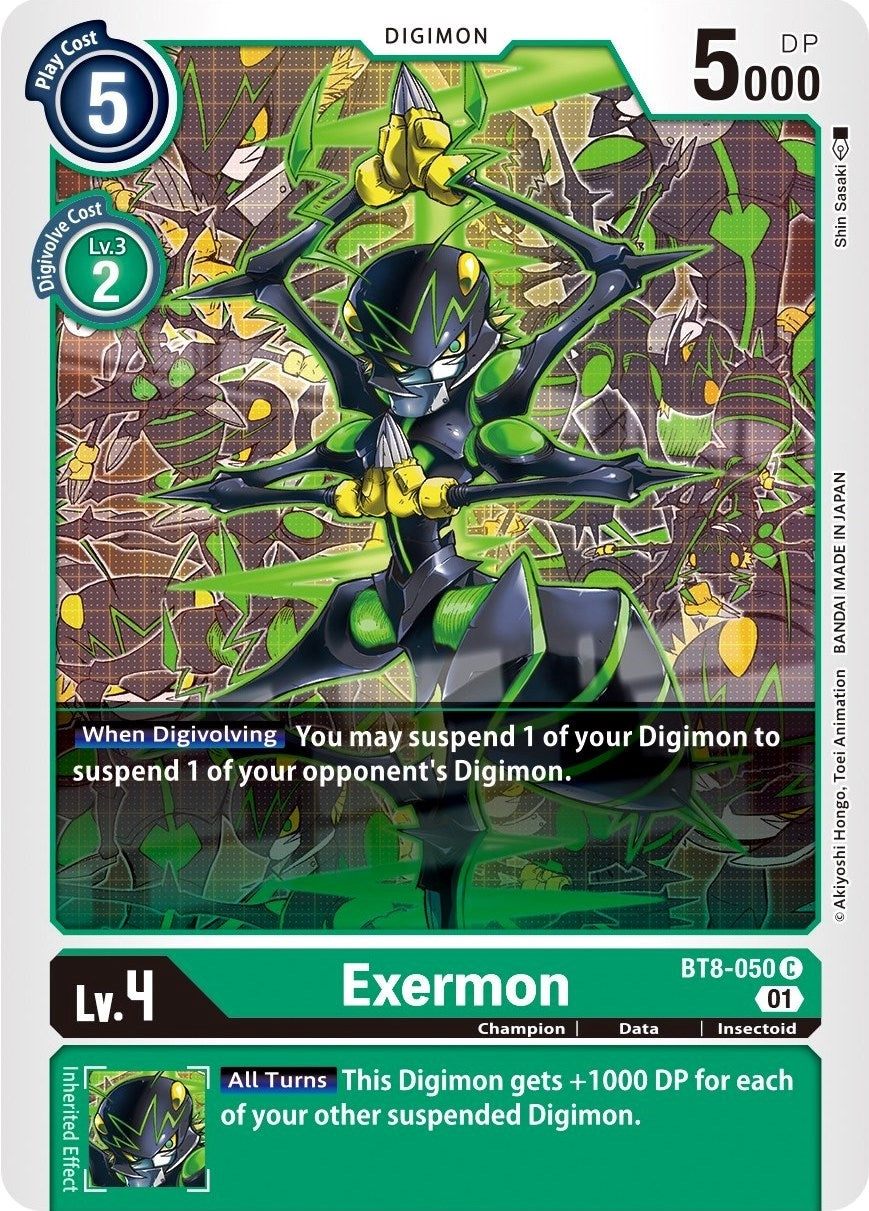 Image for Exermon (BT8-050 C) [New Awakening] - Digimon Card Game