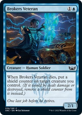 Image for Brokers Veteran (Streets of New Capenna) (36) - Magic: The Gathering