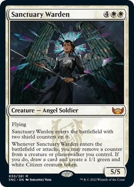 Image for Sanctuary Warden (Streets of New Capenna) (30) - Magic: The Gathering