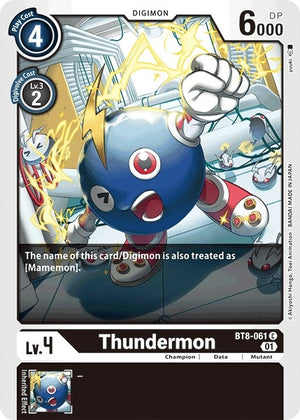Image for Thundermon (BT8-061 C) [New Awakening] - Digimon Card Game