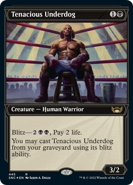 Image for Tenacious Underdog (Showcase) (Foil Etched) (Streets of New Capenna) (445) - Magic: The Gathering