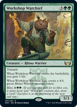 Image for Workshop Warchief (Streets of New Capenna) (165) - Magic: The Gathering