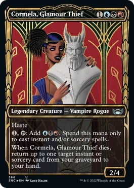 Image for Cormela, Glamour Thief (Gilded Foil) (Streets of New Capenna) (366) - Magic: The Gathering