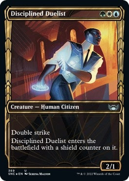 Image for Disciplined Duelist (Gilded Foil) (Streets of New Capenna) (369) - Magic: The Gathering