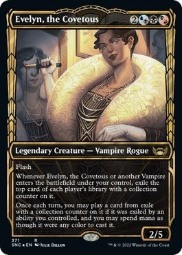 Image for Evelyn, the Covetous (Gilded Foil) (Streets of New Capenna) (371) - Magic: The Gathering