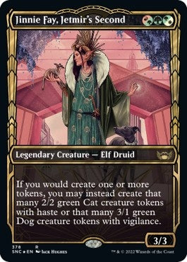 Image for Jinnie Fay, Jetmir's Second (Gilded Foil) (Streets of New Capenna) (378) - Magic: The Gathering