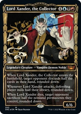Image for Lord Xander, the Collector (Gilded Foil) (Streets of New Capenna) (380) - Magic: The Gathering