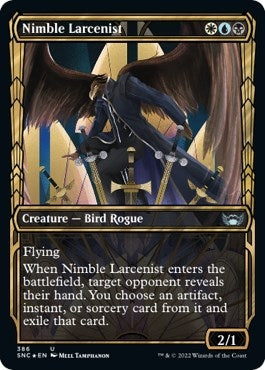 Image for Nimble Larcenist (Gilded Foil) (Streets of New Capenna) (386) - Magic: The Gathering