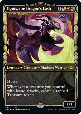 Image for Ognis, the Dragon's Lash (Gilded Foil) (Streets of New Capenna) (390) - Magic: The Gathering