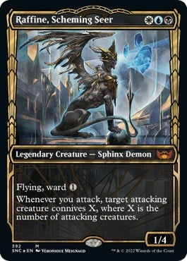 Image for Raffine, Scheming Seer (Gilded Foil) (Streets of New Capenna) (392) - Magic: The Gathering
