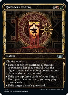 Image for Riveteers Charm (Gilded Foil) (Streets of New Capenna) (396) - Magic: The Gathering