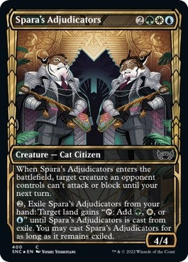 Image for Spara's Adjudicators (Gilded Foil) (Streets of New Capenna) (400) - Magic: The Gathering