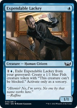 Image for Expendable Lackey (Streets of New Capenna) (43) - Magic: The Gathering