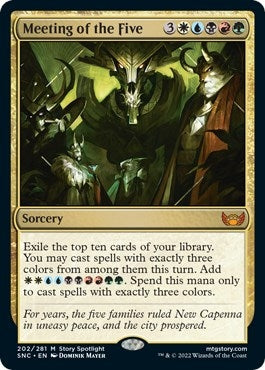 Image for Meeting of the Five (Streets of New Capenna) (202) - Magic: The Gathering
