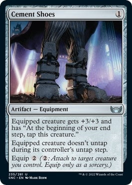 Image for Cement Shoes (Streets of New Capenna) (235) - Magic: The Gathering