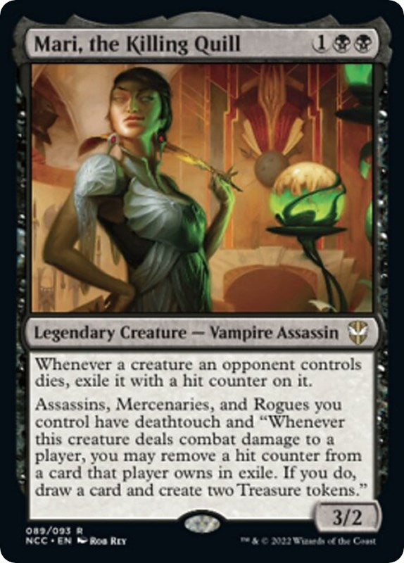 Image for Mari, the Killing Quill (Commander: Streets of New Capenna) (89) - Magic: The Gathering