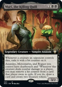 Image for Mari, the Killing Quill (Extended Art) (Commander: Streets of New Capenna) (97) - Magic: The Gathering