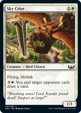 Image for Sky Crier (Streets of New Capenna) (31) - Magic: The Gathering