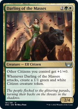 Image for Darling of the Masses (Streets of New Capenna) (181) - Magic: The Gathering