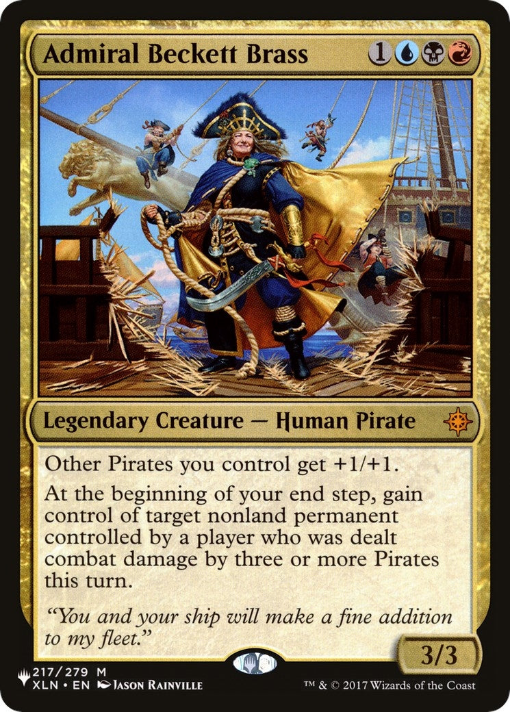 Image for Admiral Beckett Brass (The List Reprints) (217/279) - Magic: The Gathering