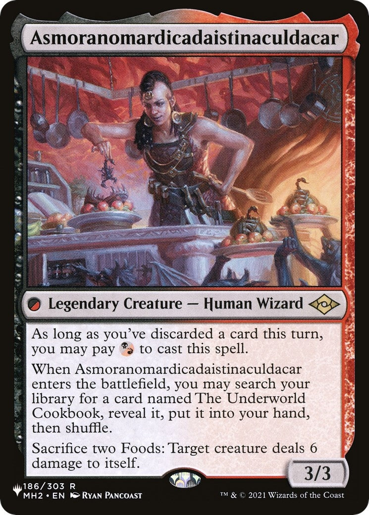 Image for Asmoranomardicadaistinaculdacar (The List Reprints) (186/303) - Magic: The Gathering
