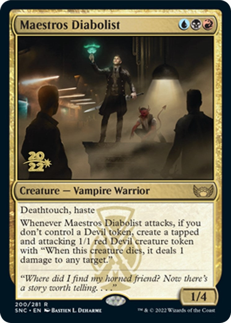 Image for Maestros Diabolist (Prerelease Cards) (200) - Magic: The Gathering
