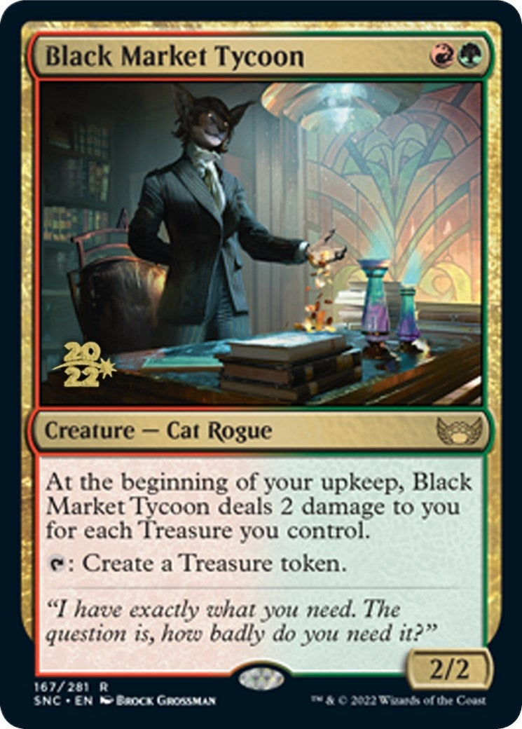 Image for Black Market Tycoon (Prerelease Cards) (167) - Magic: The Gathering