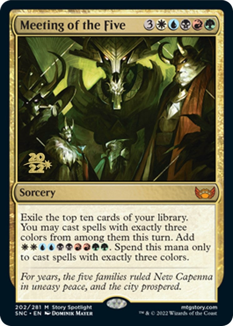 Image for Meeting of the Five (Prerelease Cards) (202) - Magic: The Gathering