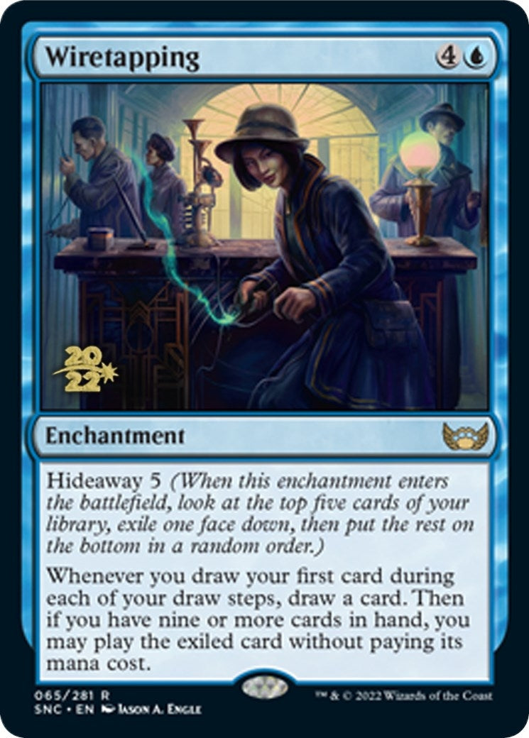 Image for Wiretapping (Prerelease Cards) (65) - Magic: The Gathering
