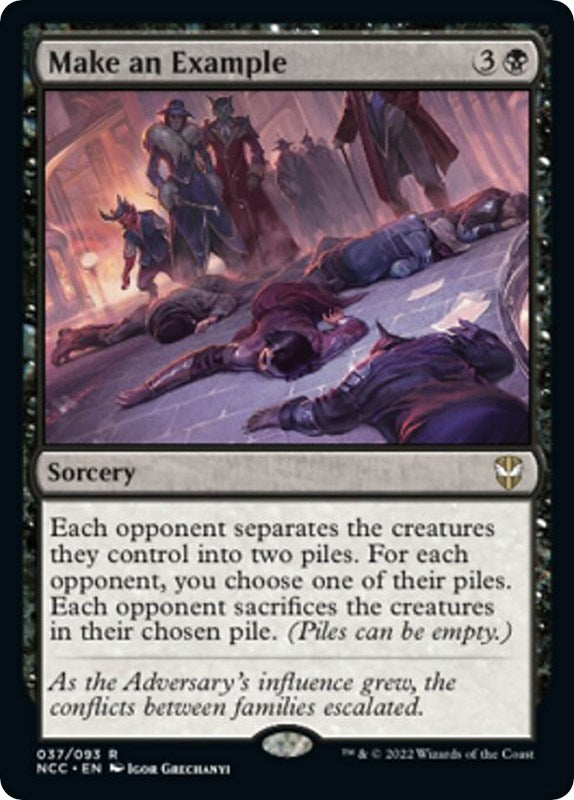 Image for Make an Example (Commander: Streets of New Capenna) (37) - Magic: The Gathering