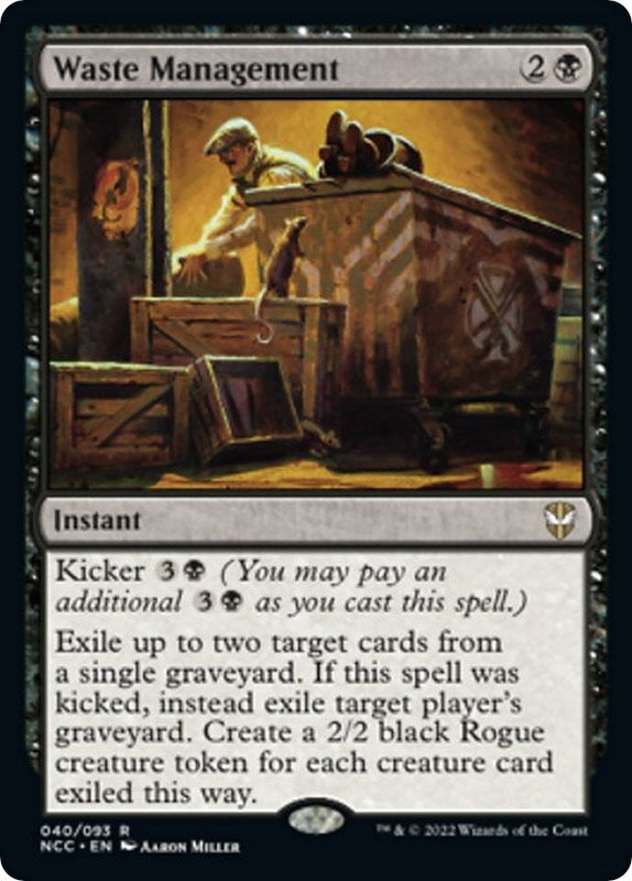 Image for Waste Management (Commander: Streets of New Capenna) (40) - Magic: The Gathering