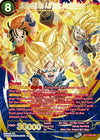 Image for SS Son Goku, Pan, & SS Trunks, Galactic Explorers (SPR) (DBS-B17) (17009)