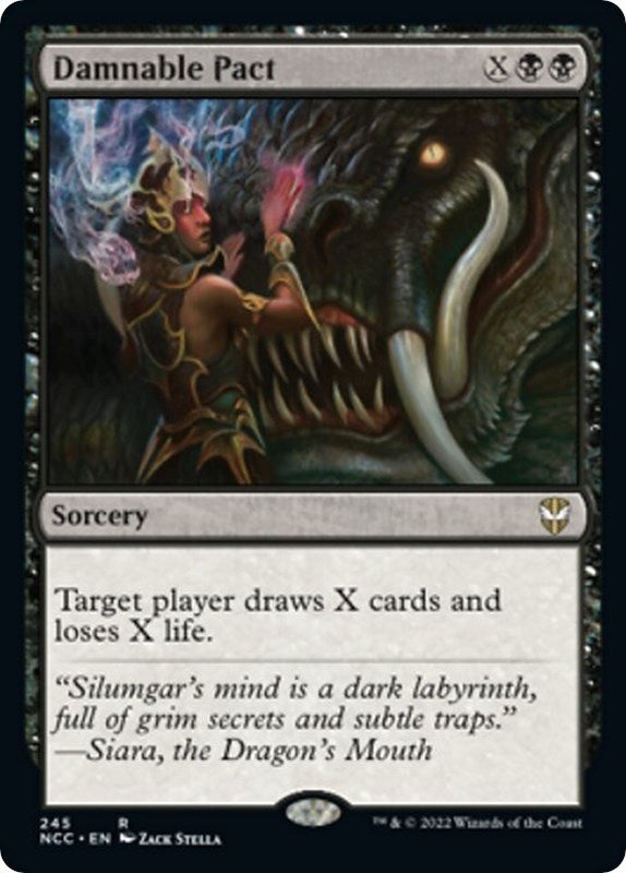 Image for Damnable Pact (Commander: Streets of New Capenna) (245) - Magic: The Gathering