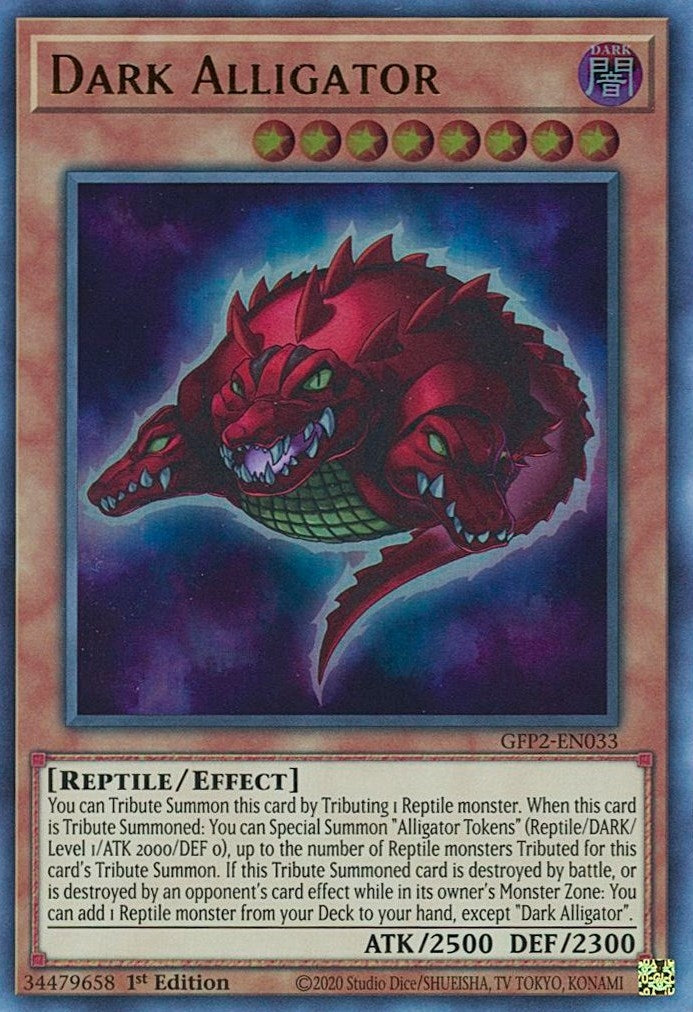 Image for Dark Alligator (Ghosts From the Past: The 2nd Haunting) (GFP2-EN033) - YuGiOh