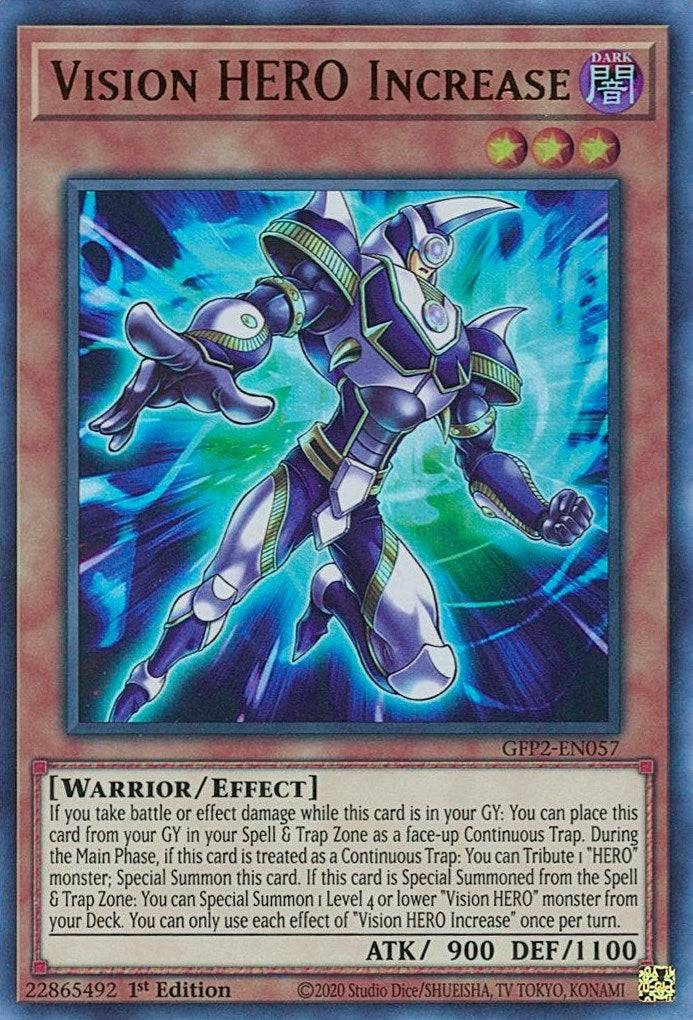 Image for Vision HERO Increase (Ghosts From the Past: The 2nd Haunting) (GFP2-EN057) - YuGiOh