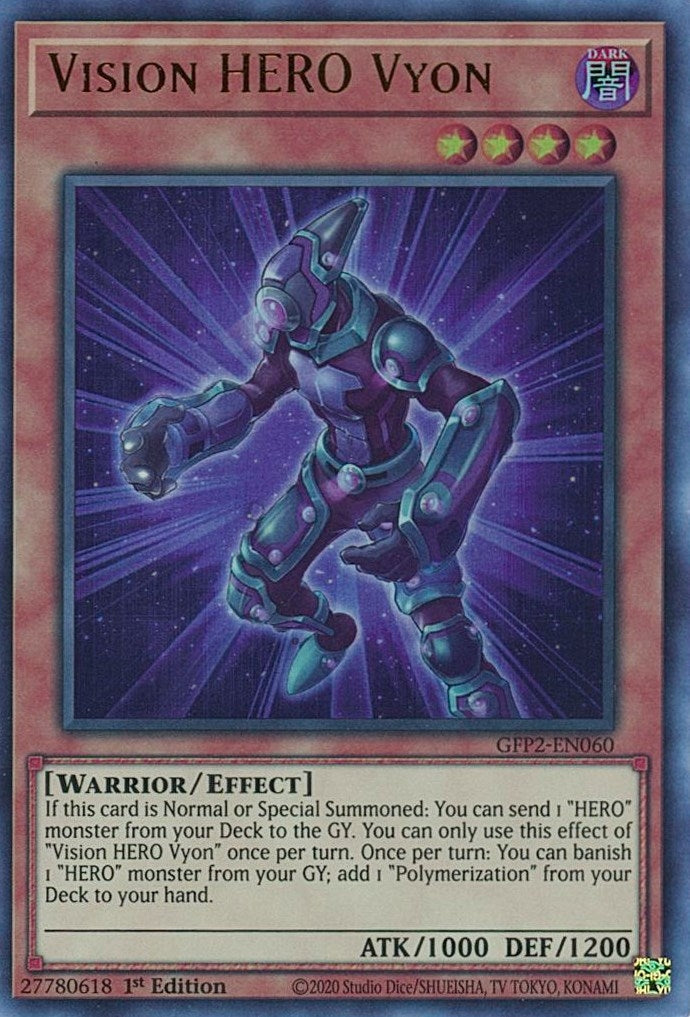 Image for Vision HERO Vyon (Ghosts From the Past: The 2nd Haunting) (GFP2-EN060) - YuGiOh